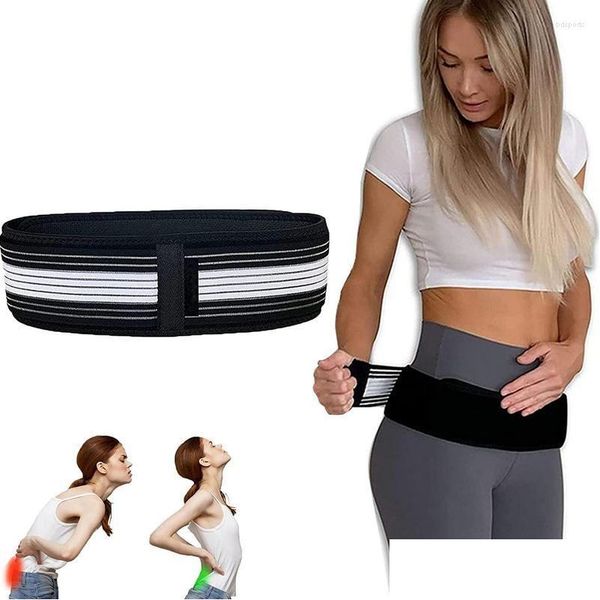 Taille Support Back Belt for Men Braces Sciaticas relief Posture respirant Posture Low Sacroliac Drop Livrot Sports Outdoors Athletic Outdo Dhtkx