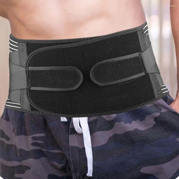 Soutenir la ceinture de protection contre le dos de l'arrière-ceinture inférieure de douleur inférieure avec sangle non glissée pour lombaire
