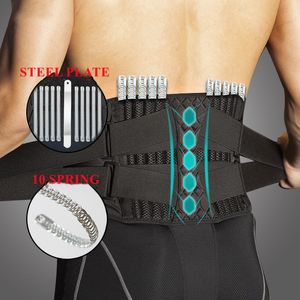 Soporte de cintura Soporte de espalda Entrenador de cintura Cinturón Soporte de columna Hombres Mujeres Corsé lumbar transpirable Ortopédico Faja Lumbar Hombre Cinturones de gimnasia 230603