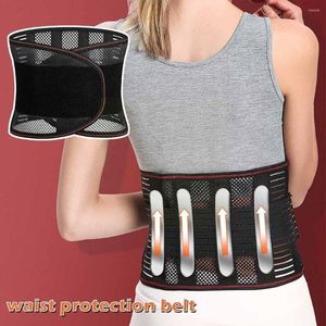 Taille Support Breathable Back Belt Anti-Skid Lumbar Lower Pain Relief for I3O6