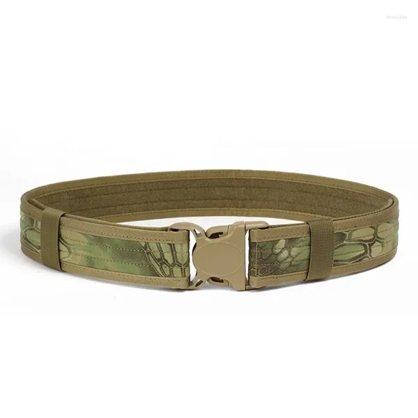 Ceintures militaires de l'armée de camouflage de soutien de taille 1050d ceinture de bataille tactique en Nylon Cordura pour les accessoires d'entraînement de chasse en plein air