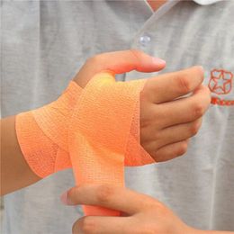 Taille Ondersteuning Kleurrijke Sport Zelfklevende Elastische Bandage Wrap Tape 4.5m Hansaplast Voor Kniebeschermers Vinger Enkel Palm Schouder