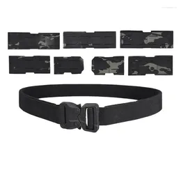 Soporte de cintura DM Diseño modular táctico Cubierta Estilo B Cinturón negro desmontable rápido dividido