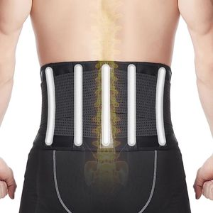 Taille Ondersteuning Gobygo Riem Back Trainer Gym Gewichtheffen Dumbbel Sport Lumbar Protector Gear Tailleband Dames Mannen