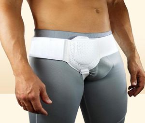 Ceinture de soutien de taille pour hernie, ferme pour attelle inguinale ou sportive, soulagement de la douleur, sangle de récupération avec 1 coussinet de Compression amovible 4127537