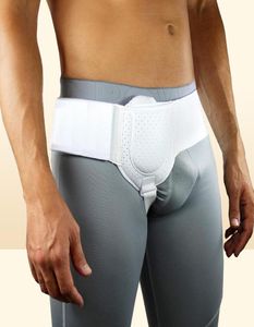 Taille ondersteuning Hernia Belt Truss voor inguinale of sportbrace pijnverlichting herstelriem met 1 verwijderbare compressiekussens1895648