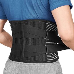 Ceinture de soutien lombaire Ceinture de soutien de taille de gymnastique Hommes Corset orthopédique Ceinture Colonne vertébrale Sangle de décompression Taille Formateur Soulagement de la douleur dans le bas du dos 230905