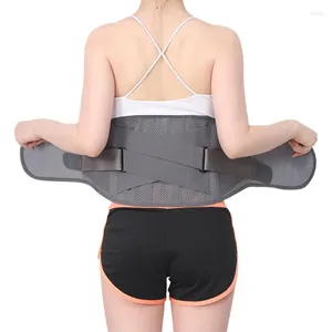 Cinturón Lumbar de soporte de cintura, tirantes para espalda baja transpirable, entrenador para levantamiento pesado, ciática, hernia de disco, alivio del dolor