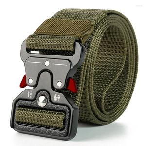 Taille Support Mata echte tactische riem snel release buiten militaire zachte real nylon sportaccessoires mannen en vrouwen zwart