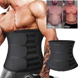 Taille Support Men Back Belts Trainer Corset Sweat Brace Trimmer Ortopedicas Spine Pain Relief Body Shaper