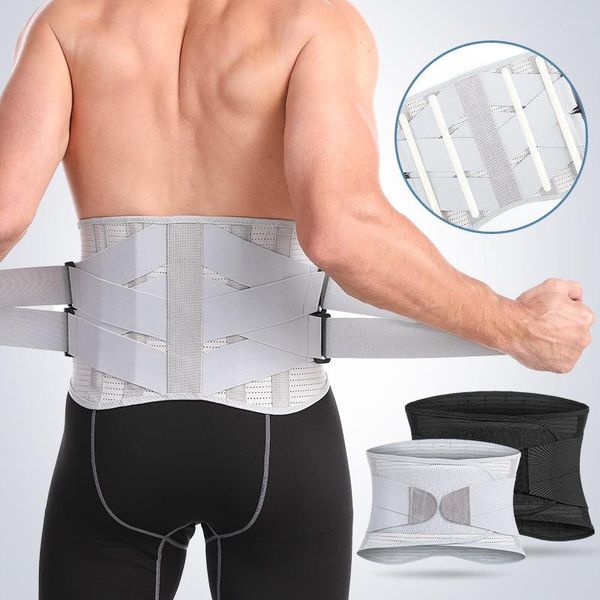 Soutenir les hommes Belt Back Trainer Body Shaper Tummy Slimming Trimm Gym Protector Weight Louting Sports Corset