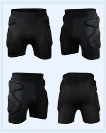 Taille Support Men's Sport Soccer doelman voetbal rugby shorts spons spons verdedigen ventilatie beschermende versnellingen met heupen pads 221022