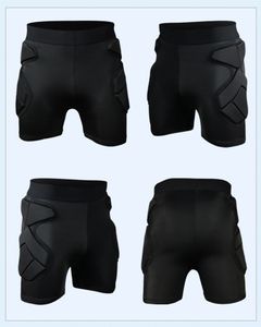 Soutien de taille Sport Football Gardien de but Football Rugby Shorts Éponge Défendre Ventiler Équipements de protection avec coussinets de hanches 221022