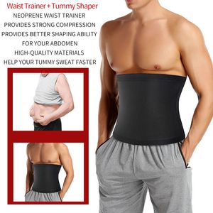 Men's Waist Support Sauna Vest Trainer Slimming Body Shapers Corset Shapewear in Heat-Trapping Fabric, Sizes S-3XL