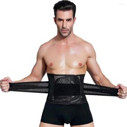 Soporte de cintura Hombres Mujer Recortadora adelgazante Cintura de la cintura para el cuerpo Pérdida del vientre del vientre Cinturón del cinturón de ardor L (negro)