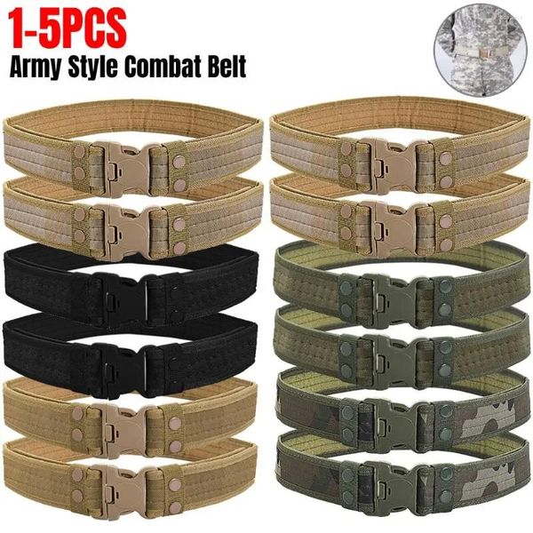 Soutien de la taille des hommes Femmes Tactical Belt Breathable Randable Style Military Sorme rapide