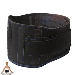 Protecteur de soutien de taille, attelle de bas du dos, aimant et coussin inférieur respirant à chauffage rapide pour les crampes abdominales