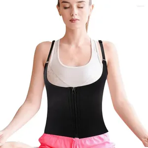 Taille Support Sauna -pak voor vrouwen Zweet Vest Warmtevangen Compressie Shapewear Top Gym Oefening veelzijdige Shaper