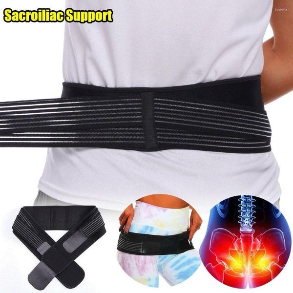 Soutien de la taille sport sacro-iliaque réglable pelvien inférieur lombaire ceinture de hanche joint douleur articulaire bande d'adducteur