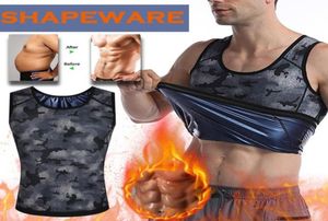 Soutien de la taille Sweat Sauna Gilet Slimming Corps Shaper Men Enveloppez l'abdomen Shapewear Trainer Tops Corset Gym sous-vêtements Sous-vêtements Fat Bu9328537