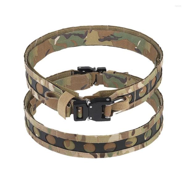 Support de taille ceinture de Bison tactique montage Molle dégagement rapide boucle en métal G crochet intérieur et boucle attachement accessoires de chasse