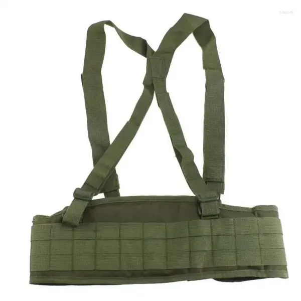 Cinturón táctico Molle de soporte de cintura para hombre, faja de combate militar del ejército, corsé deportivo ajustable acolchado suave en forma de H EAS