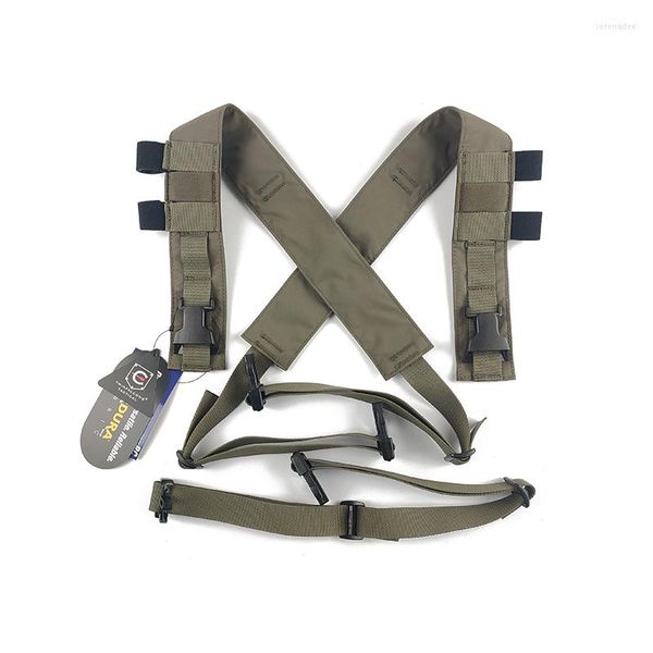 Soporte de cintura TW-BT12 Delustering TwinFalcons Tactical Chest Rig X-Harness Tirantes Correas de hombro para Wargame