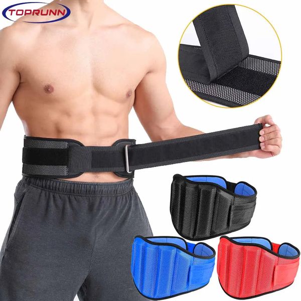 Soporte de cintura Levantamiento de pesas Entrenamiento en cuclillas Banda de soporte lumbar Deporte Cinturón de levantamiento de pesas Fitness Gimnasio Protector de cintura trasera para hombres Faja de mujer 231211