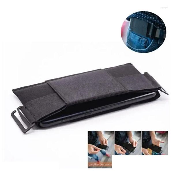 Support de taille Zerone Pochette Accessoires minimalistes Mini portefeuille invisible pour carte-clé Téléphone Sécurité sportive Livraison directe à l'extérieur chez Otqvk