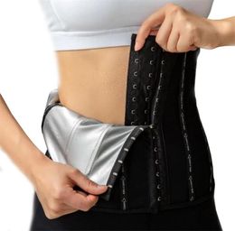 Waist Trainer Belt Corsets Sweat Sauna Suit For Women Waist Trimmer Slimming Belly Band Body Shaper Sports Girdles Weight Loss 2113524588