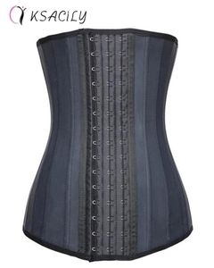 Trainer de cintura Correo de látex Corsetas de látex Cincher Hourglass Shapewearwear