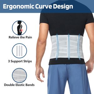 Trainador de cintura Hombres de soporte Back Support Control de la barriga Flat Belly Warp Bands Ajustable Slimting Waist Trimmer entrenamiento Forma de entrenamiento