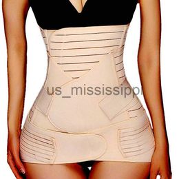 Taille Tummy Shaper 3 en 1 Ceinture de ventre post-partum Bande de ventre Ceintures Corset Body Shaper Sangle Postnatal CSection Taille Entraîneur Pelvis Wrap Shapewear x0902