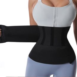 Cintura Tummy Shaper Vendaje Envoltura Recortador Cinturón Entrenador Body Shapewear Mujer Vientre plano Adelgazante Ganancia Postparto Vaina 220921