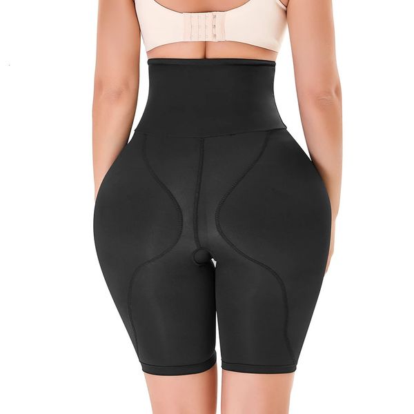 Taille Tummy Shaper BBL Shorts Shapewear Butt Lifter Contrôle Culotte Corps Faux Pad Mousse Rembourré Hip Enhancer Femelle Sablier 231213