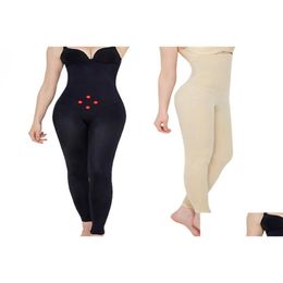 Taille Tummy Shaper Buik Platte Broek Afslankende Legging Dames Dij Trimmer Benen Corrigerende Naadloze Hoge Controle Slipje Zachte Drop D Dh16B