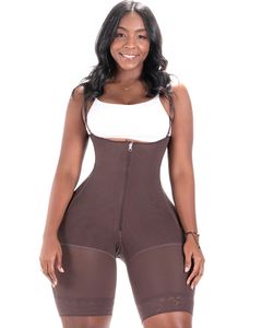 Cintura Tummy Shaper Bling Shapers Colombian Bum Lift Control Mid Thigh Shapewear Faja Curvy Wide Hips Small Women 230520