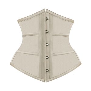 Taille Ventre Shaper Burvogue Underbust Corset Top 14Steel Bones Cinchers Sablier Liants Corsets Gothique Vêtement Minceur 230807