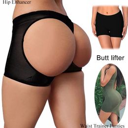 Taille Tummy Shaper Butt Lifter Shaper Slipje Shorts Butt Lift Ondergoed Slips Dames Body Shaper Sexy Ass Push Up Panty Bil Open Heup Booty 231023