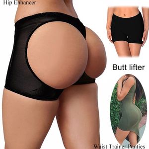 Taille Tummy Shaper Butt Lifter Shaper Culottes Shorts Butt Lift Sous-vêtements Slips Femmes Body Shaper Sexy Ass Push Up Panty Fesse Ouvert Hanche Booty 231023