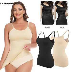 Taille Tummy Shaper Compression Shaping Camisole Bodyshaper pour les femmes COMFREE Control Breast Support Réservoirs Tops Minceur Fajas 230826