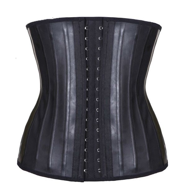 Taille ventre Shaper Corset Latex formateur ventre mince ceinture corps modélisation sangle 25 acier désossé Cincher Colombianas 230522