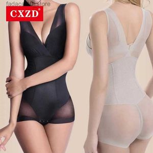 Taille Tummy Shaper CXZD dame minceur brûler graisse slips Shapewear ventre mince Body corps complet Shaper sous-vêtements amincissants gilet Body combinaison L-X Q240110