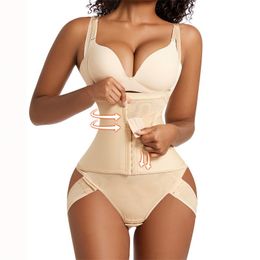 Taille Tummy Shaper Dubbele Compressie Vrouwen Butt Lifter Controle Bodysuits Afslanken Corset Ondergoed Body Shaper Colombiaanse Gordels Sexy String 230621