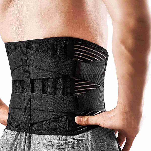 Taille Tummy Shaper Double Pull Back Ceinture de soutien lombaire Taille orthopédique Corset Hommes Femmes Colonne vertébrale Décompression Taille Formateur Brace Soulagement des douleurs dorsales x0902