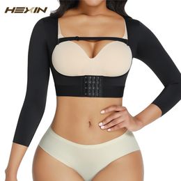 Cintura Tummy Shaper Fajas Colombianas Brazo Post Cirugía Mangas de compresión Lipo Prenda Postura Corrector Fajas Top Corsé 230629