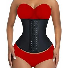 Taille Buik Shaper Fajas Colombianen Latex Trainer Cincher Lange Torso Body Shapewear Dames Afslankende Buik Schede Gordels 9 Stalen Botten 231012