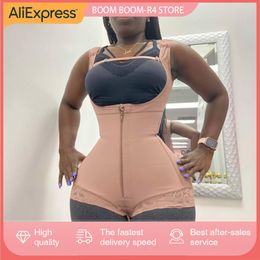 Taille Tummy Shaper Hoge Compressie Vrouwen Dubbele Compressie Kledingstuk Verstelbare Bandjes Zandloper Figuur Gordel 230824