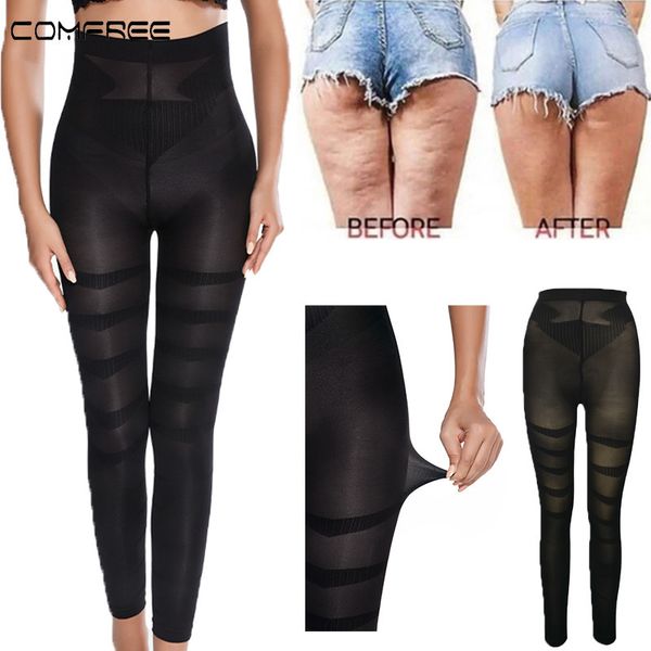 Taille Ventre Shaper Taille Haute Shapewear Anti Cellulite Compression Leggings Jambe Minceur Corps Shaper Ventre Contrôle Collants Culotte Cuisse Plus Mince 230818