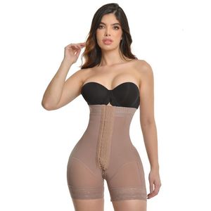 Taille buik Shaper Hook-Eyes Compressie Bodysuit Taille Trainer Slanke Corset Hourglas Body Shaper Fajas Colombianas Tummy Control Underwear 230818